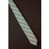 Heraldic Lions Amid Stripes - 80s Skinny Tie