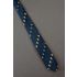 Letter G & Irish Harps - 1980s Skinny Navy Tie