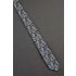 Unique Gray Design - 1980s Narrow Necktie