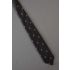 Hunting Horns & Crown - 80s Skinny Brown Tie