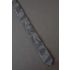 Study of Textures - 80s Skinny Gray Necktie