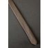 Solid Taupe - 1980's Skinny Polyester Tie