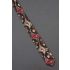 Boys 1950's Thin Red & Yellow Paisley Necktie