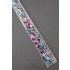 Blue, Pink & White Skulls - Brand New Skinny Necktie
