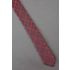 Red Checker - Men's Modern Skinny Necktie