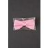 Solid Pink - Pre-Tied Adjustable Satin Bow Tie