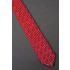 Fun With the Letter E - Unique Red Silk Necktie