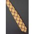 1980's Skinny Yellow Plaid - Vintage Necktie