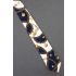 Key & Charms on Gold Chain - Silk Necktie