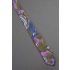 Organic Shapes - 1980's Skinny Colorful Necktie
