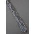 Long Wavy Grass - 80's Skinny Black Necktie