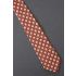 Buckles Connect Flowers - Red Silk Fendi Necktie
