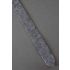 Flowers & Leaves - 80's Skinny Gray Necktie