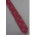 Portrait of a Dog - 1980's Slim Red Vintage Necktie
