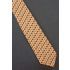 Brown & Gray Frogs - Yellow Silk Necktie