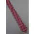 Anchor Allover - Extra Long Skinny Red Necktie