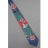 An Engraved Horn & Medallions - Silk Necktie
