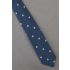 Laurels Surround Crests - 80s Narrow Navy Necktie