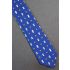 Teddy Bears & Yellow Flowers - Blue Silk Tie