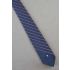 80's Skinny Navy Striped - Etienne Aigner Logo Tie