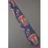 Egyptian Revival Lotus & Capital - Navy Necktie