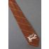 Propelled Planes Logo - Brown Striped Necktie