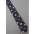 Navy Pier in Chicago - Navy Striped Necktie