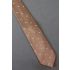 Dogs With Red & Green Ears - Brown Silk Necktie