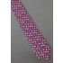 Red & Brown Flowers - Purple Cotton Necktie