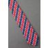 Dalmatian Dogs - Red & Blue Silk Striped Necktie