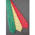 3 For $30 - Green, Yellow & Red Footballer Ties