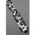 Terriers With Red Collars - Black Silk Necktie
