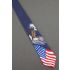 Bald Eagle Flies Over U.S. Flag - Patriotic Tie