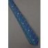 Watchful Eyes Hide In Shrub - Blue Silk Necktie