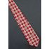 Panda Bear - Red Silk Check Pattern Necktie