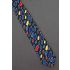 Colorful Outlines of Bottles - Black Necktie