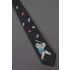 Bear At Bat - Black Halston Baseball Necktie