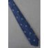 Black Labrador Dogs - Slim Navy Blue Necktie