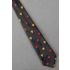 English Bird, Crown & Red Rose - Navy Necktie