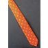 Marlin Allover - Skinny Orange Silk Necktie