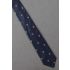 Aladdin's Lamps - 1970's Navy Blue Silk Necktie