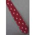 White Anchor Allover - 70's Red Vintage Necktie