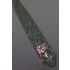 Two Basketball Players - Green Silk Necktie
