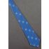 Crossed Swords Through Crown - Blue Necktie