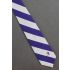Purple Stripe With Crest - Coastal Traditions Tie