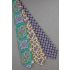 3 For $25 - Green, Yellow & Navy Cotton Neckties