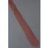 Flowerette Overall - 50's Skinny Brown Necktie