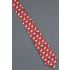 Elephants & Belts - Skinny Rust Red Silk Tie
