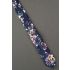 Pink & Gold Flowers - Skinny Floral Necktie