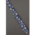 Pink & Orange Flowers - Skinny Navy Necktie